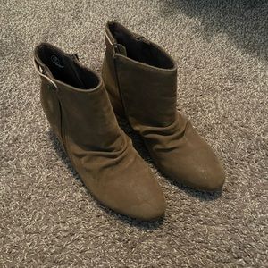 Brown Wedge Boots